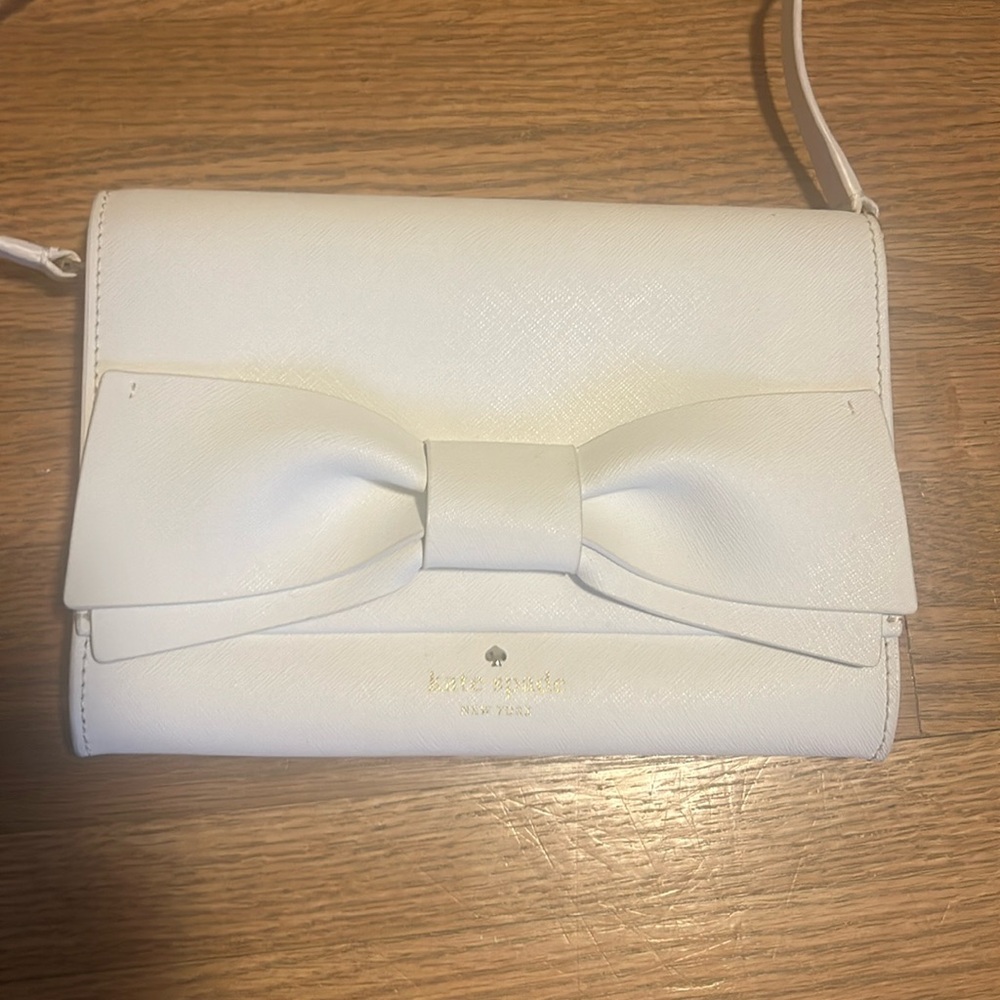 Whit bow bag